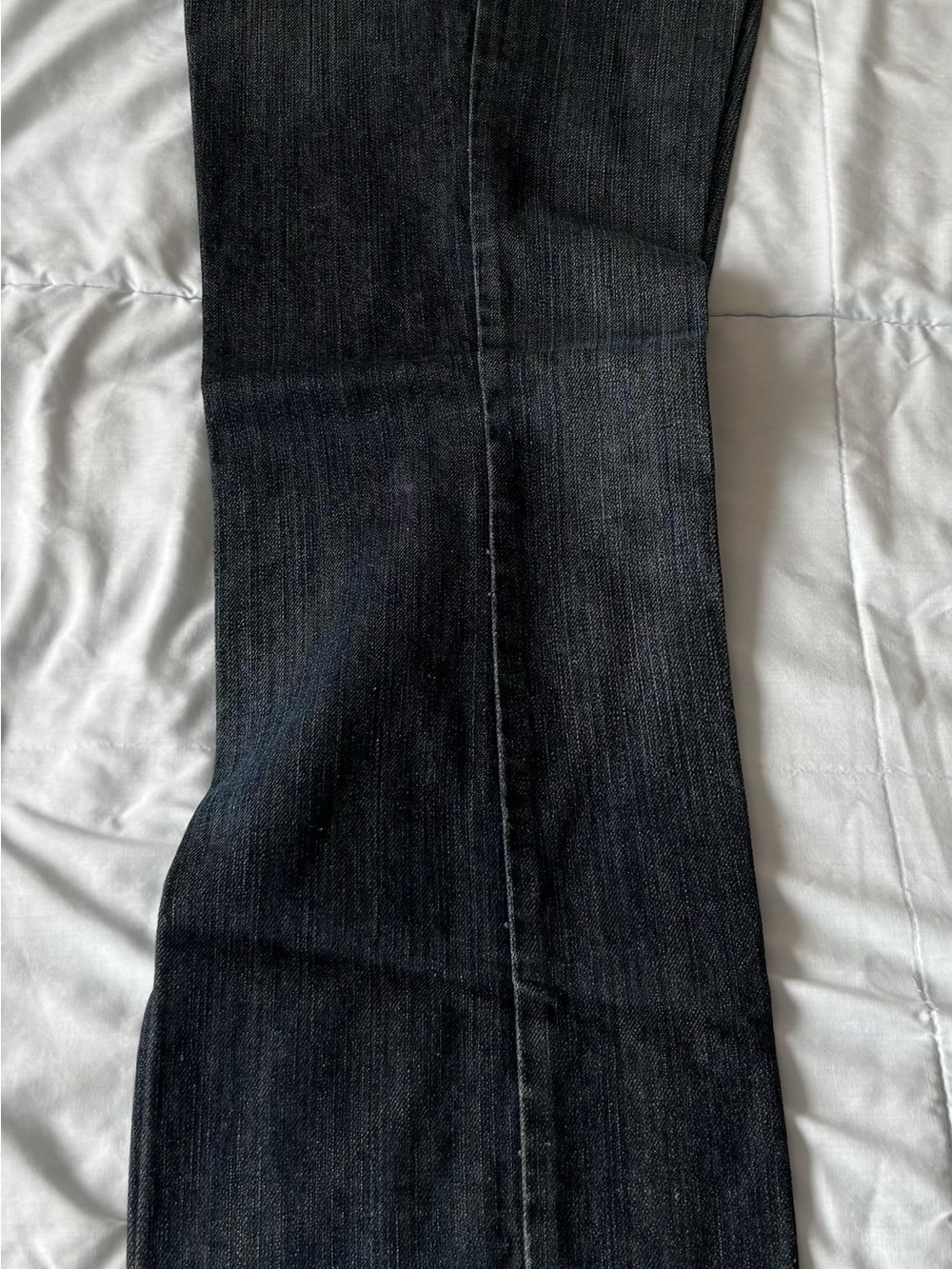 Kenneth Cole Bootcut Jeans in Dark Black Wash